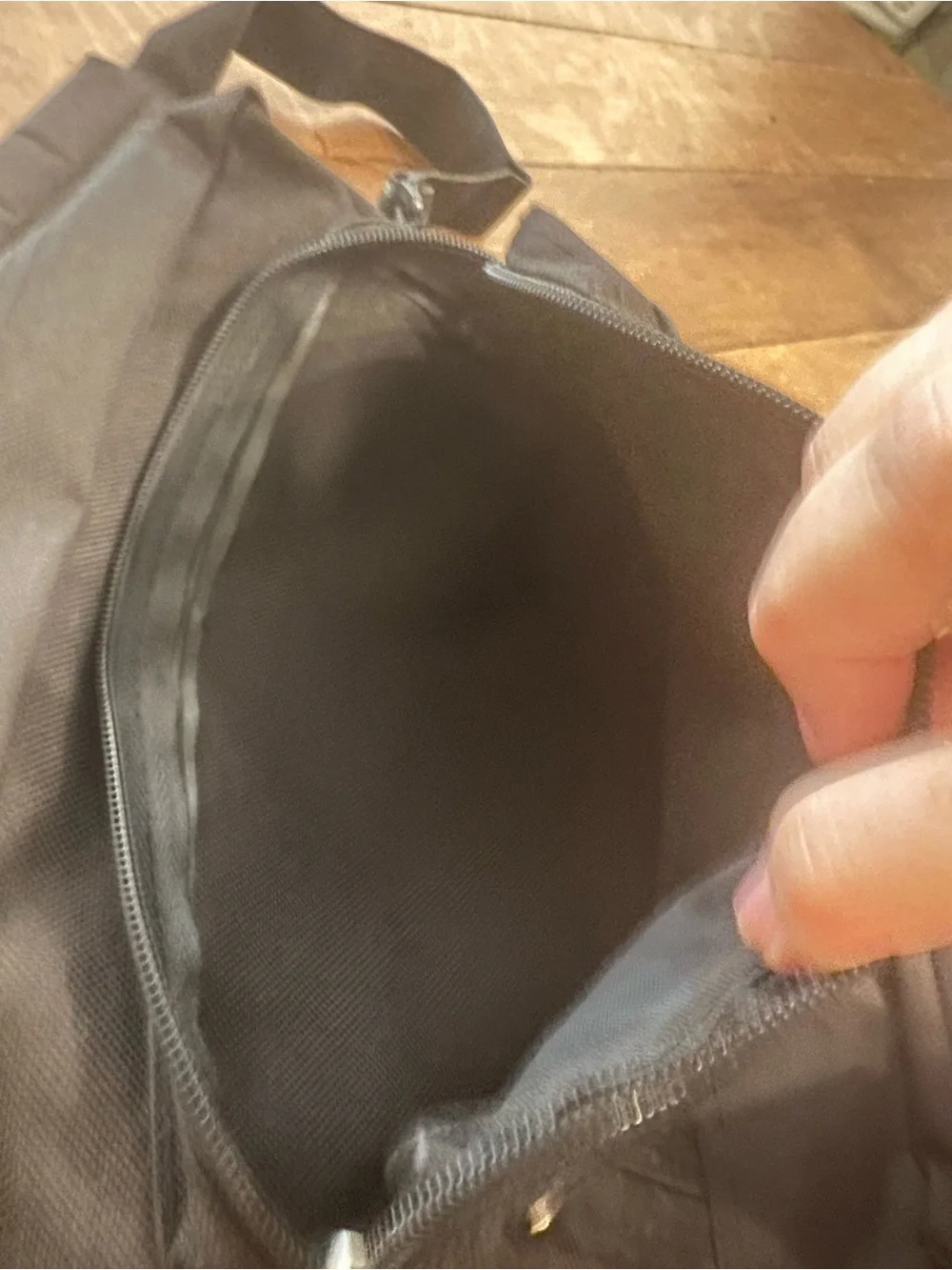 Classic Black Messenger Shoulder Bag Unisex